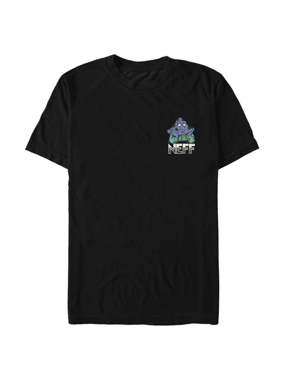 Men's NEFF Meltdown Mushroom Black Graphic T-Shirt