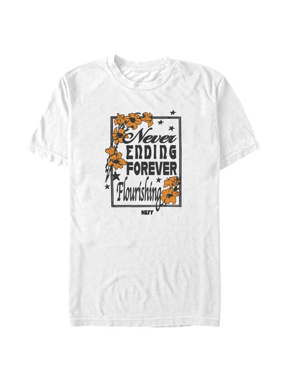 Men's NEFF Never Ending Forever Flourishing Graphic Tee White X Large