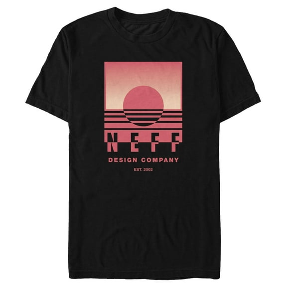 Men's NEFF Pink Sunset Logo Graphic T-Shirt