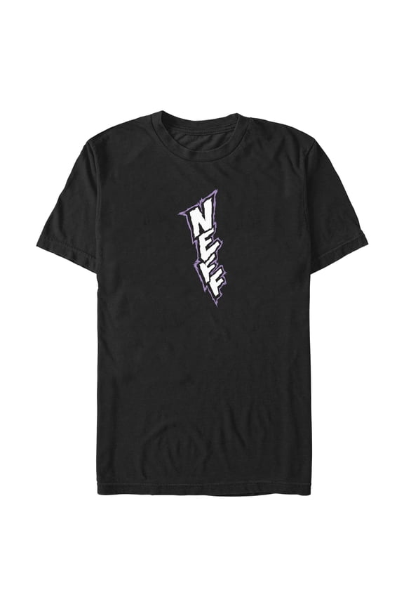 Men's NEFF Purple Lightning Logo Graphic Tee Black 2X Large