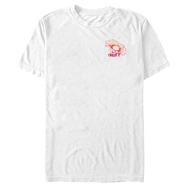 Men's NEFF Small Colorful Flower Logo  Graphic T-Shirt