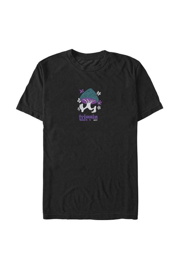 Men's NEFF Trippin Mushroom Graphic Tee Black Small
