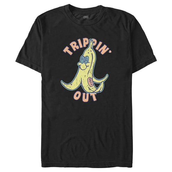 Men's NEFF Trippin' Out Banana Graphic Tee Black 2X Large