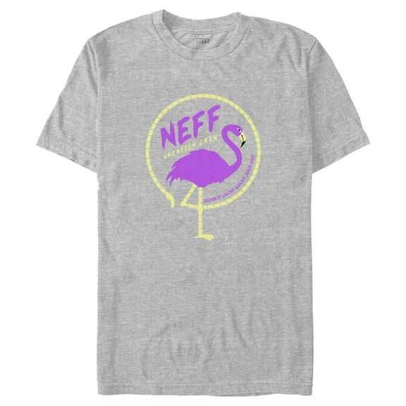 Men's NEFF Vacation Crew Keepin It Loosey Goosey  Graphic Tee Athletic Heather Large