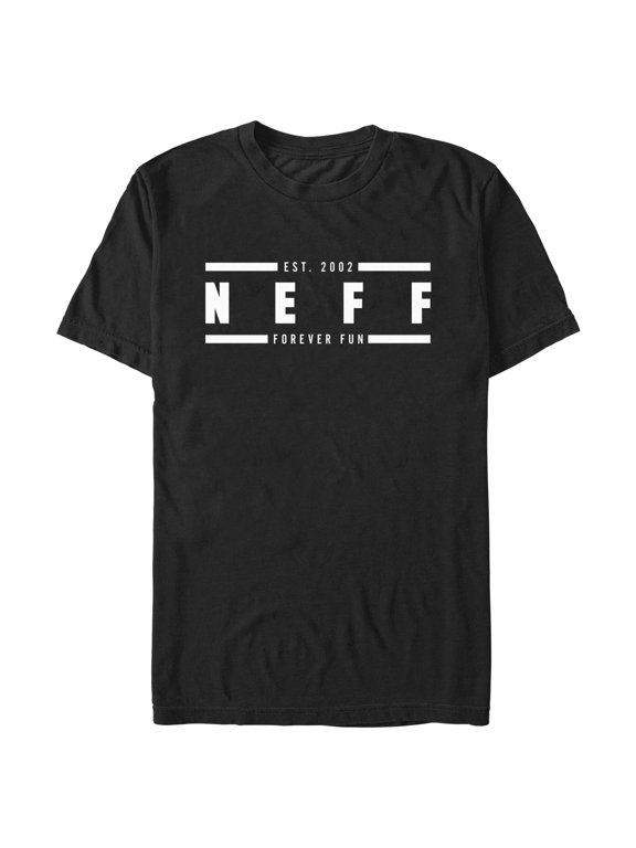 Men's NEFF White Forever Fun Logo Graphic T-Shirt