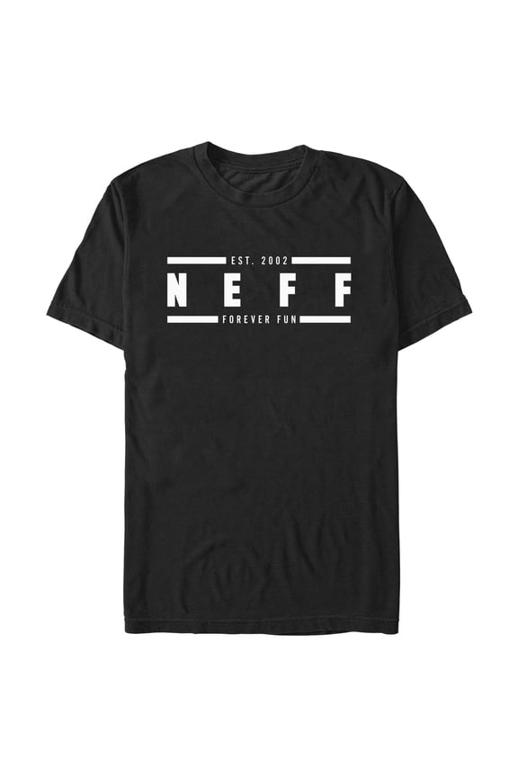 Men's NEFF White Forever Fun Logo Graphic T-Shirt