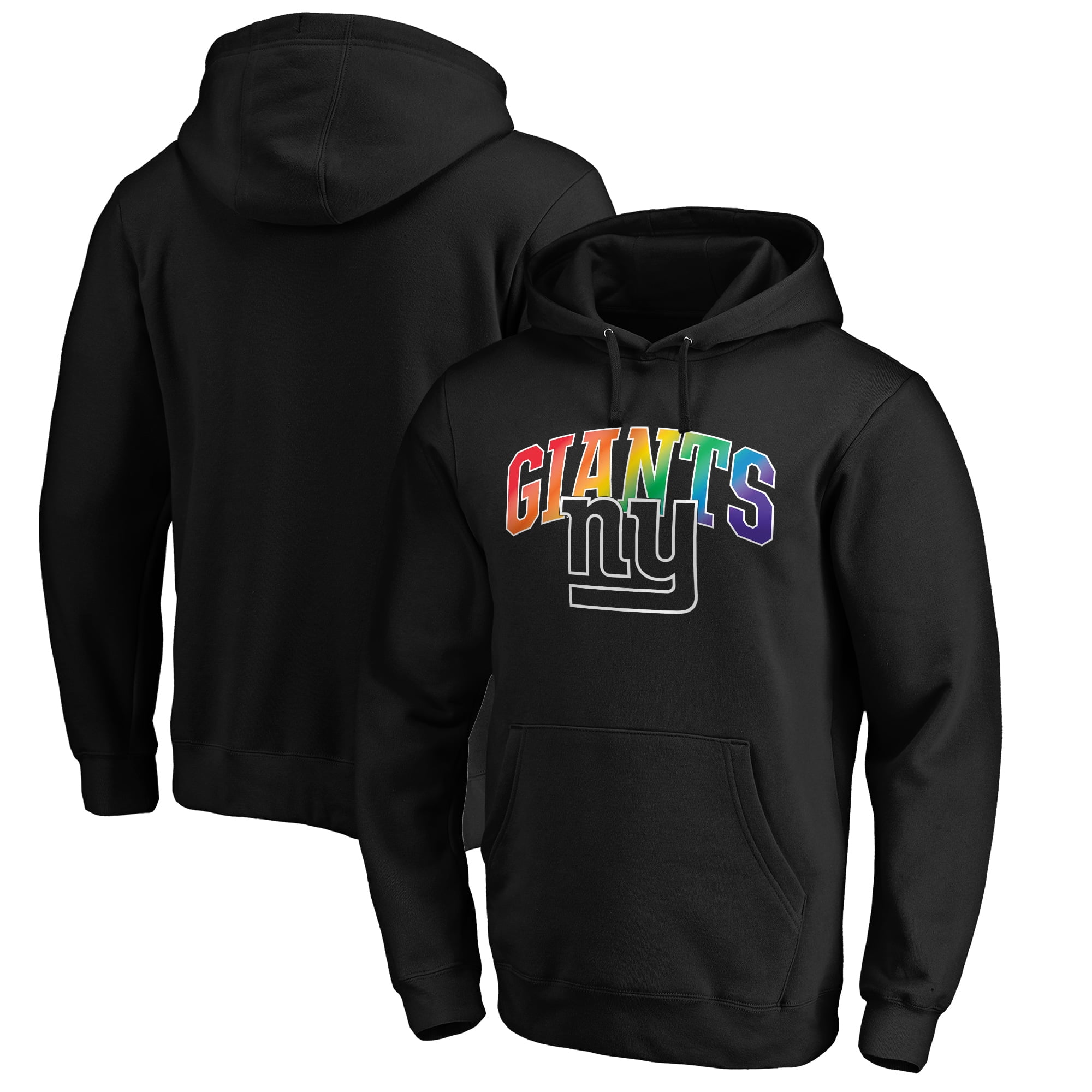Men's Black New York Giants Pride Logo Pullover Hoodie
