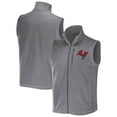 thumbnail image 1 of Men's NFL x Darius Rucker Collection by Fanatics Gray Tampa Bay Buccaneers Polar Fleece Full-Zip Vest, 1 of 3
