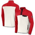 thumbnail image 1 of Men's NFL x Darius Rucker Collection by Fanatics Red/Cream Atlanta Falcons Micro Fleece Quarter-Snap Jacket, 1 of 3