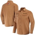 thumbnail image 1 of Men's NFL x Darius Rucker Collection by Fanatics Tan Cleveland Browns Western Full-Snap Shirt, 1 of 3