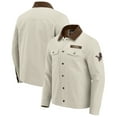 thumbnail image 1 of Men's NFL x Darius Rucker Collection by Fanatics Tan Detroit Lions Midweight Canvas Full-Button Jacket, 1 of 6