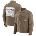 thumbnail image 1 of Men's NFL x Darius Rucker Collection by Fanatics Tan Los Angeles Rams Trucker Full-Button Jacket, 1 of 6