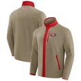 thumbnail image 1 of Men's NFL x Darius Rucker Collection by Fanatics  Tan San Francisco 49ers Heavyweight Polar Fleece Full-Zip Jacket, 1 of 6
