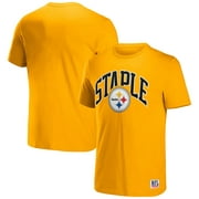 Men's NFL x Staple Gold Pittsburgh Steelers Logo Lockup T-Shirt