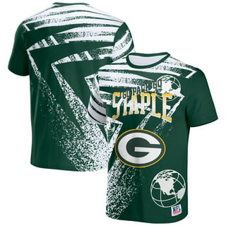 Fanatics Packers Custom on Side Stripe Po Hoodie Medium Dark Green