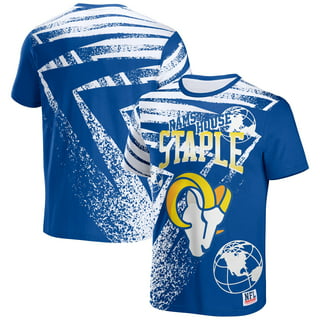 New Era Royal Los Angeles Rams Current Raglan Long Sleeve T-Shirt