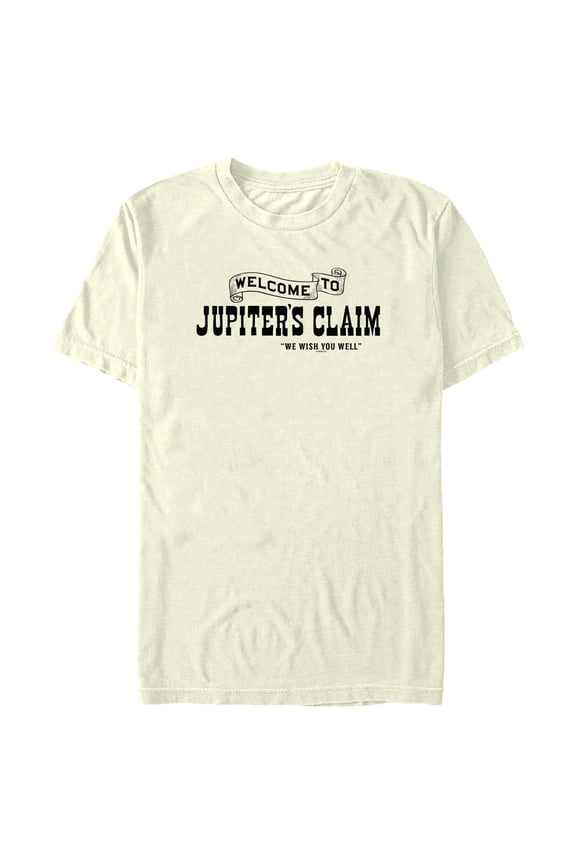 Men's NOPE Welcome to Jupiters Claim Graphic Tee Beige Small
