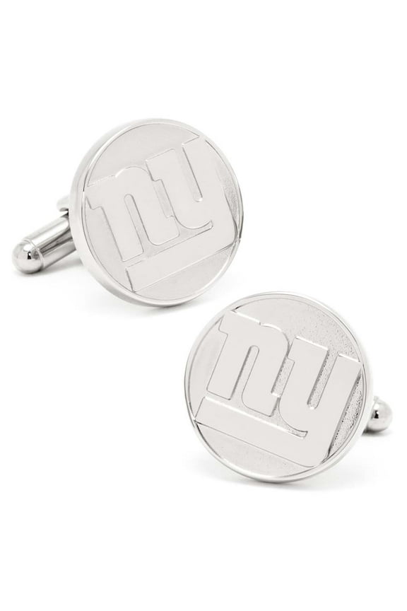 Men's NY Giants Silver Edition Cufflinks