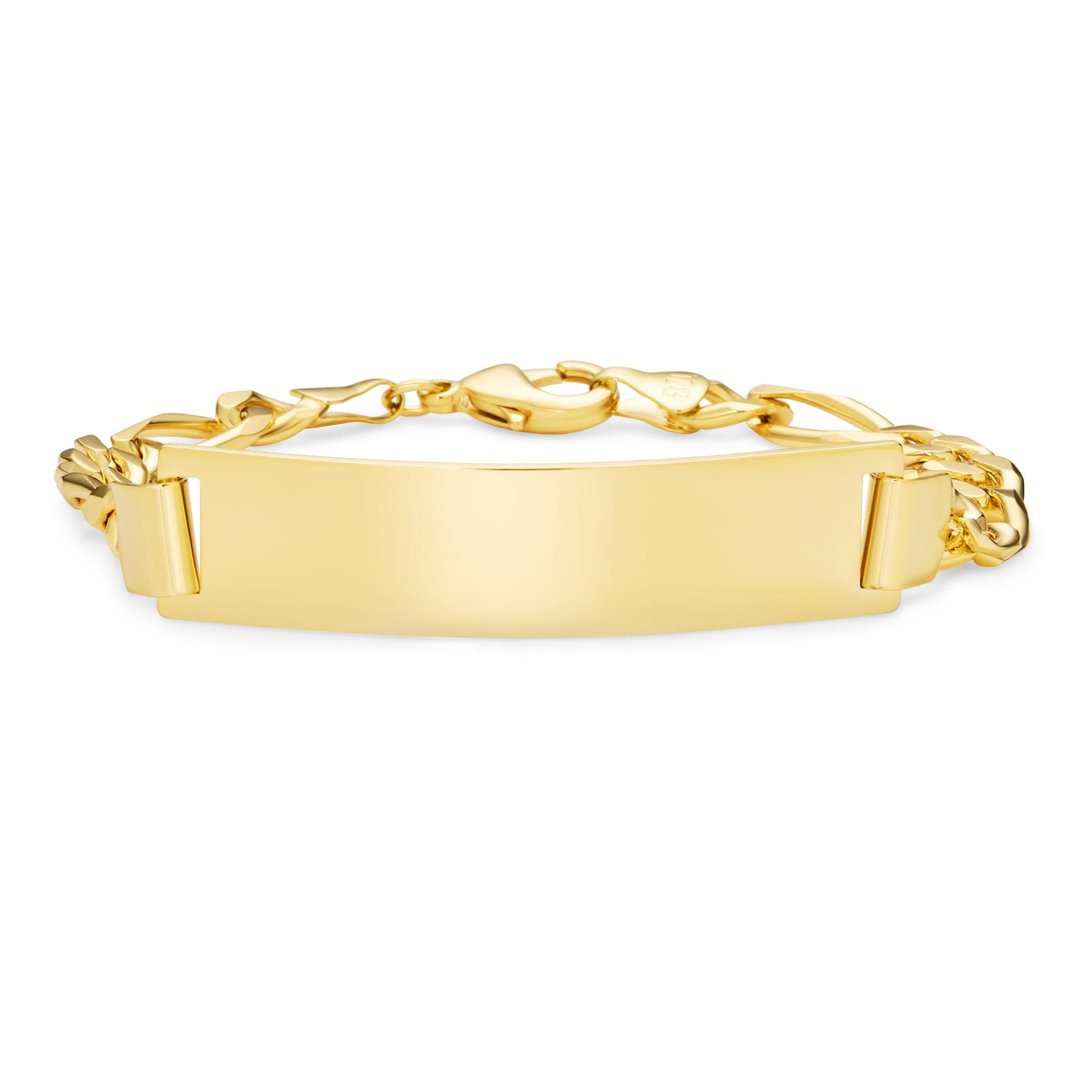 Men Gold-Toned Brass Gold-Plated Kada Bracelet – Panash Accessories