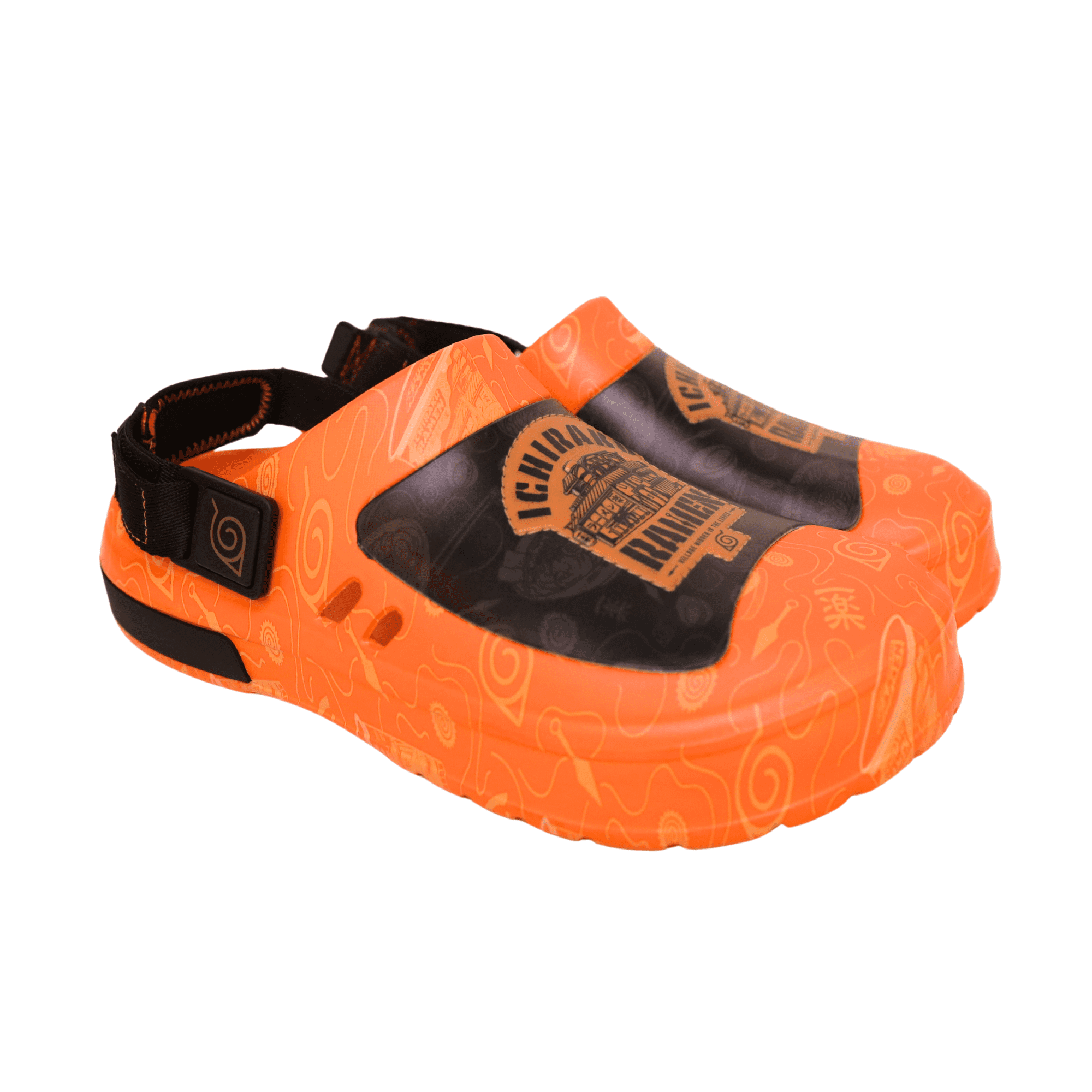 Ground Up Men's Naruto Shippuden EVA Clog with Adjustable Strap