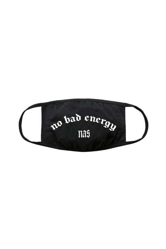 Men's Nas Bad Energy Face Mask Black