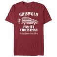 thumbnail image 1 of Men's Christmas Vacation Griswold Distressed Logo Graphic Tee,, 1 of 10