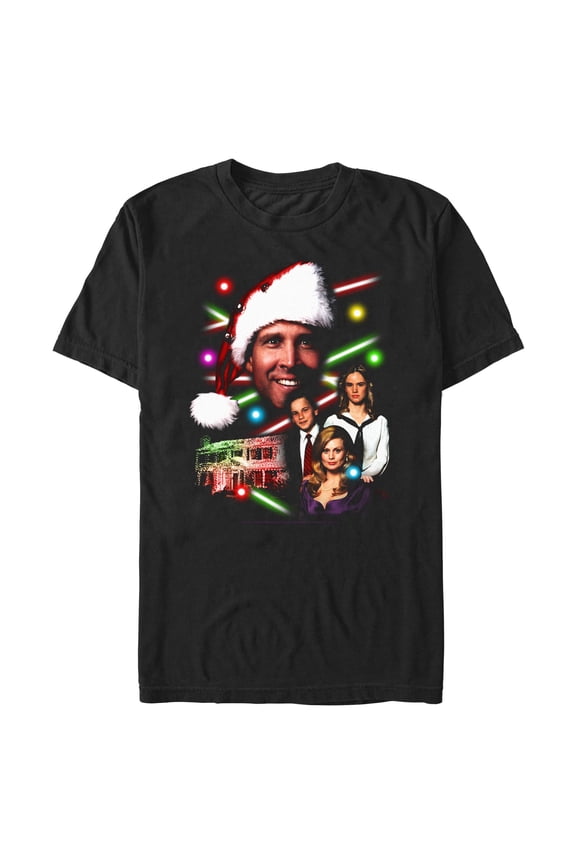 Men's National Lampoon's Christmas Vacation Griswold Family Lights Graphic T-Shirt