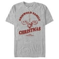thumbnail image 1 of Men's National Lampoon's Christmas Vacation Griswold Family Moose  Graphic Tee Athletic Heather X Large, 1 of 5