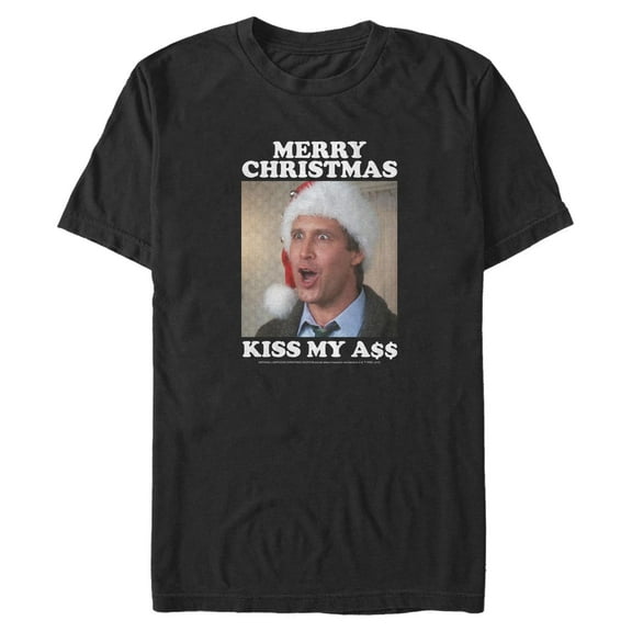 Men's National Lampoon's Christmas Vacation Kiss My Christmas Graphic T-Shirt
