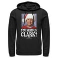 thumbnail image 1 of Men's National Lampoon's Christmas Vacation You Serious, Clark  Pull Over Hoodie Black 2X Large, 1 of 4