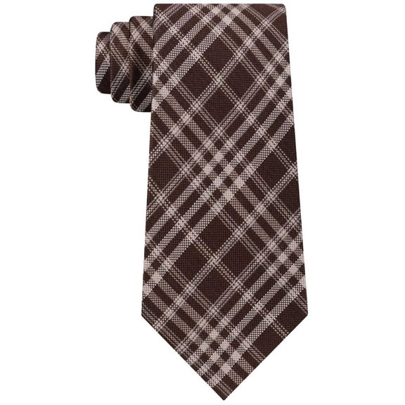 Men's Natte Assorted Plaid/Grid Neck Tie Silk Not Applicable