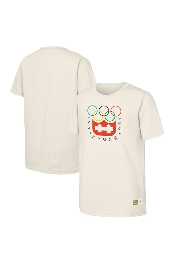 Men's Natural 1964 Innsbruck Games Olympic Heritage T-Shirt
