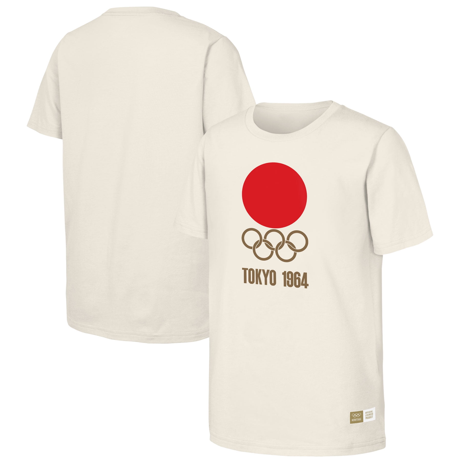 Men's Natural 1964 Tokyo Games Olympic Heritage T-Shirt - Walmart.com