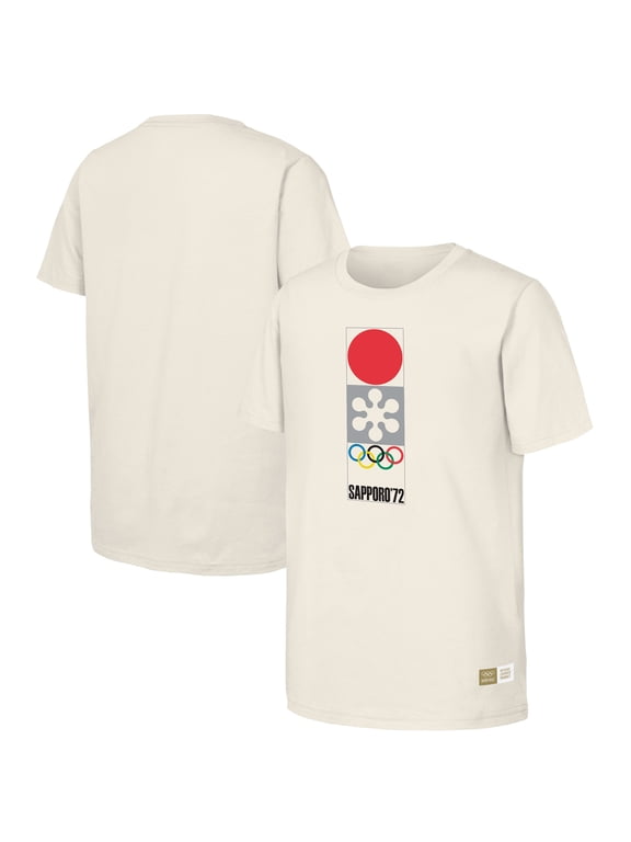 Men's Natural 1972 Sapporo Games Olympic Heritage T-Shirt
