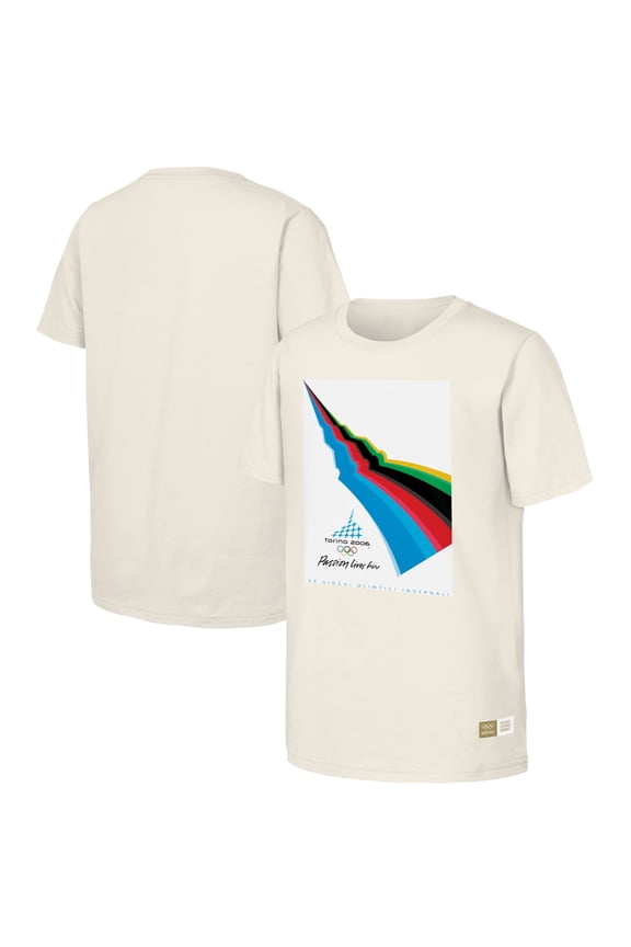 Men's Natural 2006 Torino Games Olympic Heritage T-Shirt