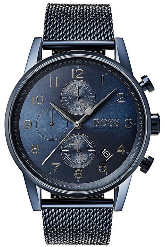 Men's Navigator Chronograph GQ Edition Steel Watch 1513538