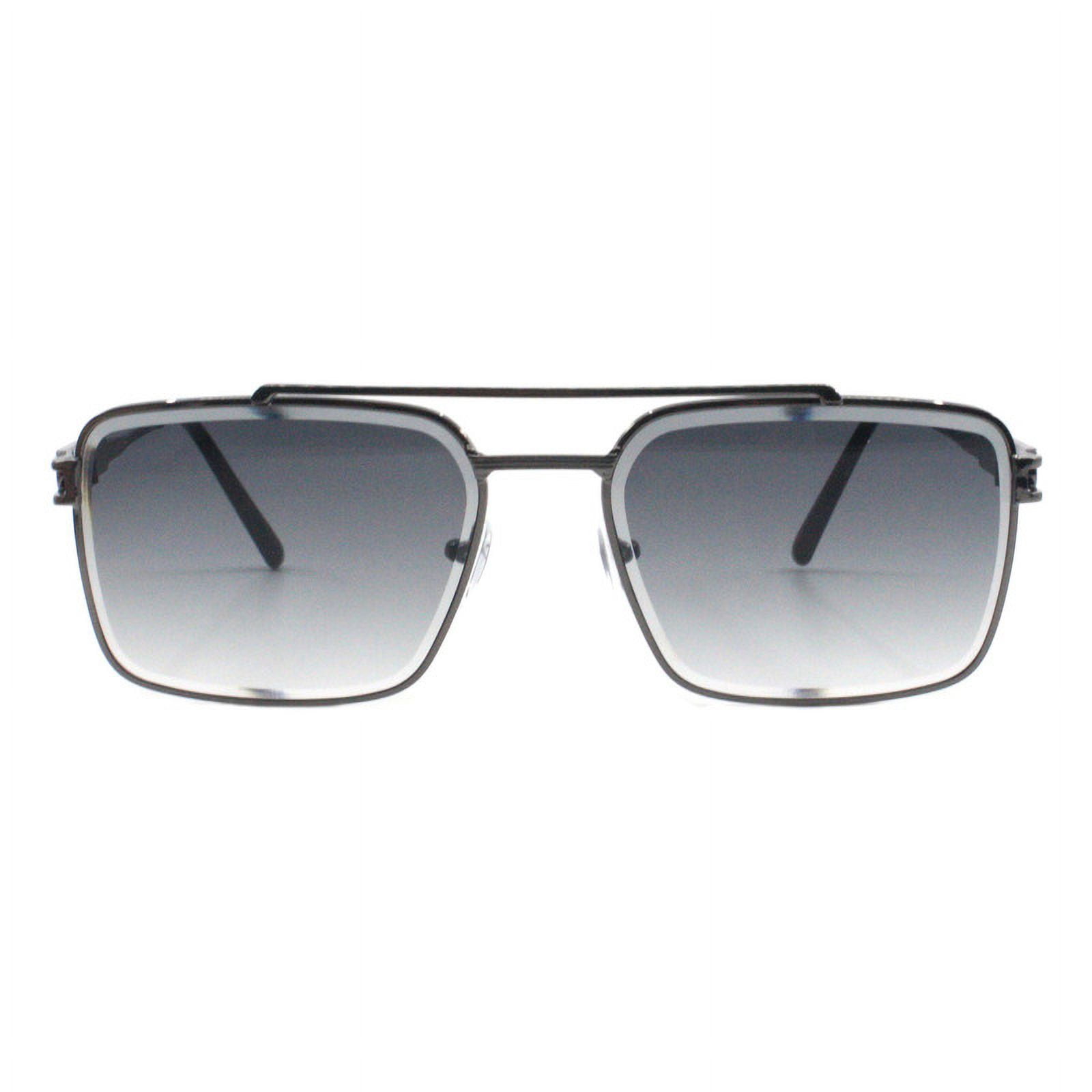Men's Metal Square Sunglasses