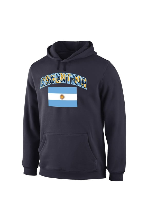 Men's Navy Argentina True Colors Pullover Hoodie