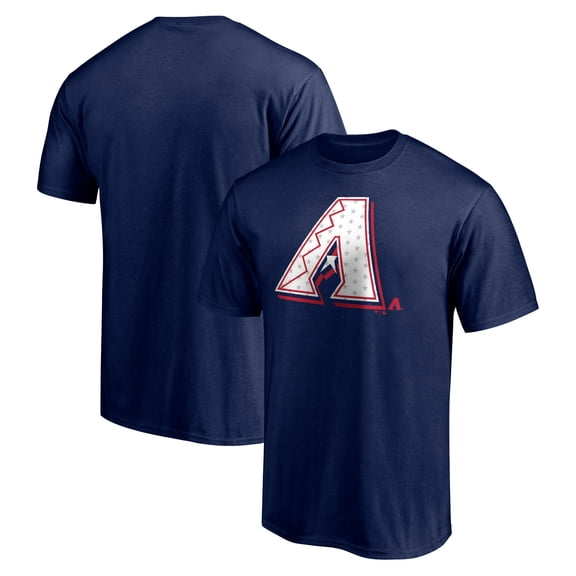 Men's Navy Arizona Diamondbacks Red White and Team T-Shirt