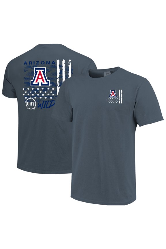 Men's Navy Arizona Wildcats Comfort Colors OHT Camo Overlay T-Shirt