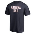 thumbnail image 1 of Men's Navy Arizona Wildcats Team Dad Crewneck T-Shirt, 1 of 3