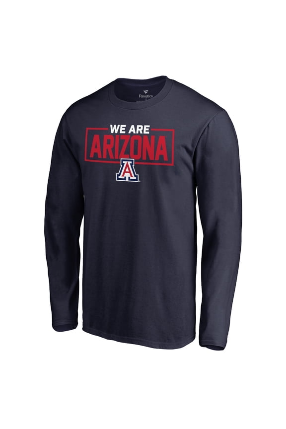 Men's Navy Arizona Wildcats We Are Icon Long Sleeve T-Shirt