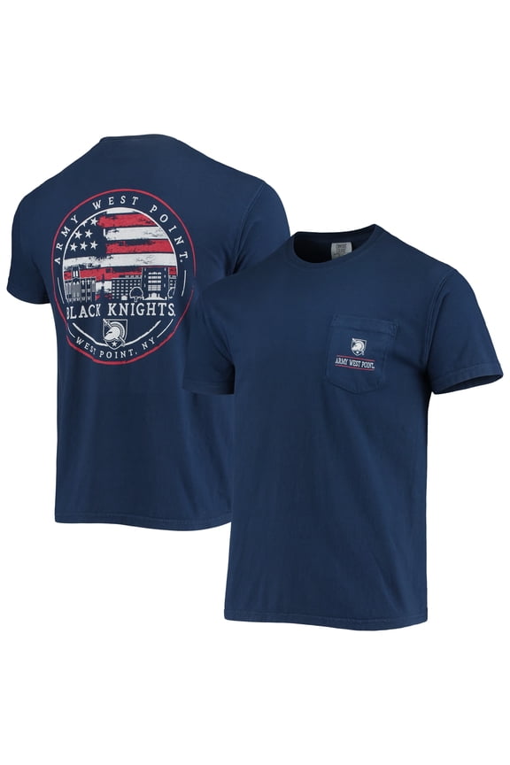 Men's Navy Army Black Knights Campus Americana T-Shirt