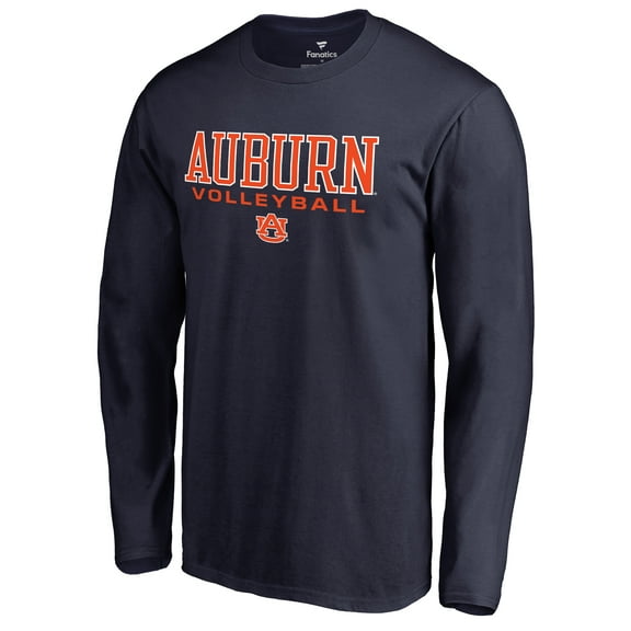 Men's Navy Auburn Tigers Team Unity Volleyball Long Sleeve T-Shirt
