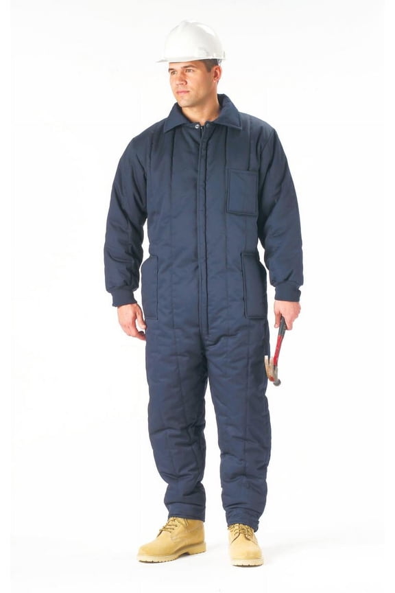 Men's Navy Blue Insulated Coveralls