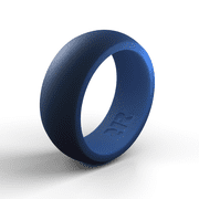 Mens Navy Blue Silicone Wedding Ring