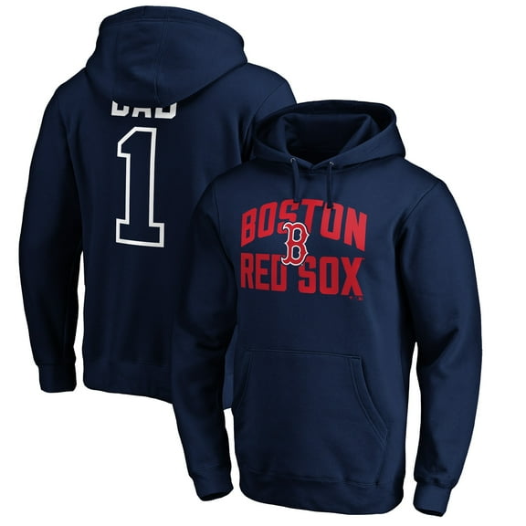 Men's Navy Boston Red Sox Father's Day #1 Dad Pullover Hoodie