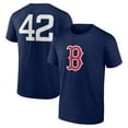 thumbnail image 1 of Men's Navy Boston Red Sox Jackie Robinson Day Name & Number T-Shirt, 1 of 3