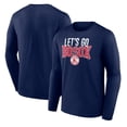 thumbnail image 1 of Men's Navy Boston Red Sox LGS Long Sleeve T-Shirt, 1 of 3