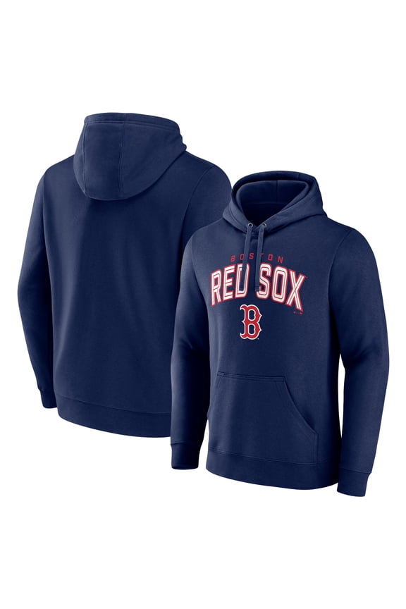 Men's Navy Boston Red Sox Master the Game Pullover Hoodie